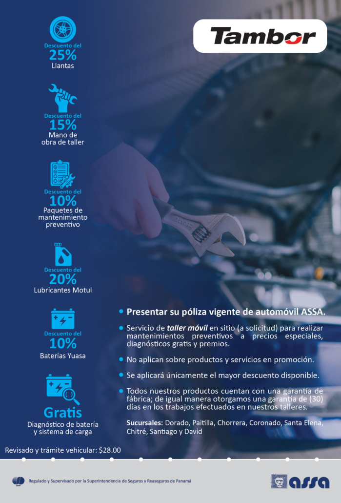Todos los beneficios con tu seguro de auto en Tambor